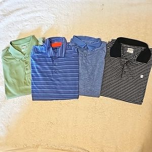 4 mens athletic polo shirts